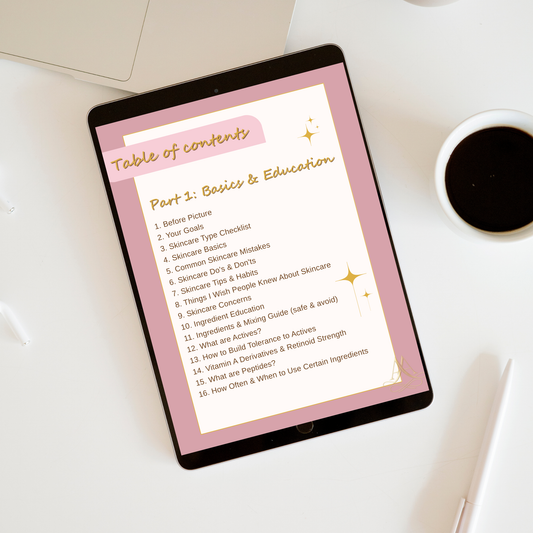 DIGITAL: The Radiance Skincare Guide & Journal- 80 pages
